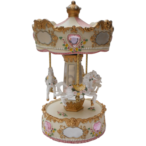 Carousel Horses and Jewel Musical 22.5cm
