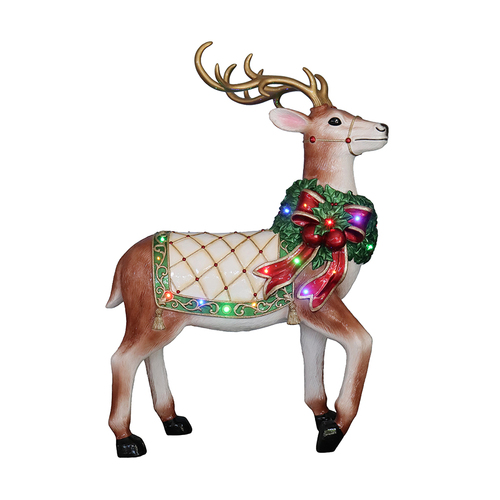 Christmas Reindeer With LED Lights 1257mm