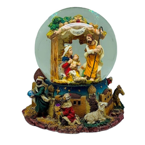 Christmas Nativity Snow Globe 12cm