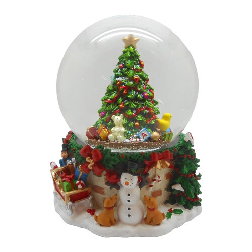 Christmas Snow Globe - With Presents 12cm