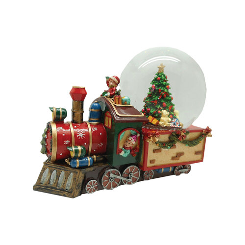 Christmas Train Musical Snow Globe 20cm