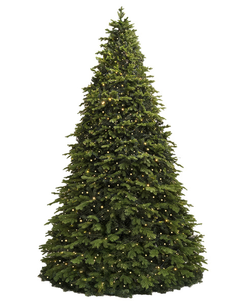 Giant 6m Green Pre-Lit Christmas Tree with LED Lights