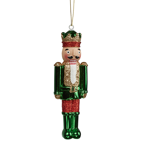 15cm Hanging Green Nutcracker Christmas Decoration