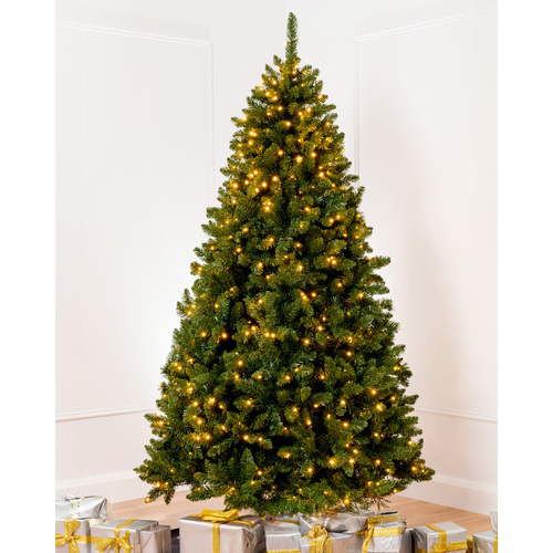 The BAVARIAN Green Fir Pre-lit Warm White