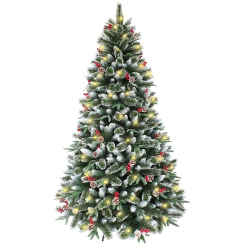 SNOWY MOUNTAINS Pine 5ft /1.5m 200 LED Lights