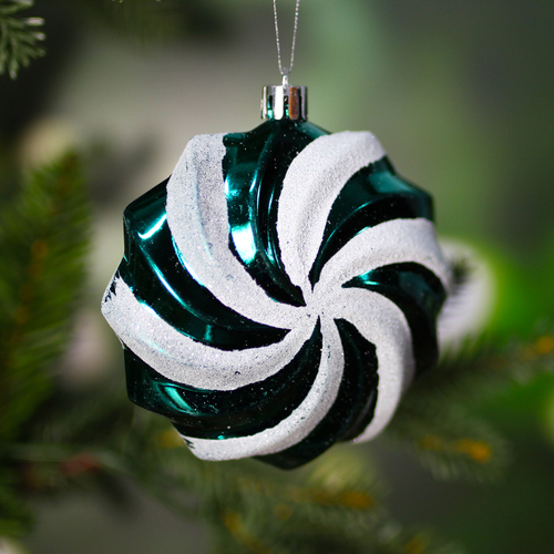 Christmas Tree Lollipop Bauble 3 Pack Teal