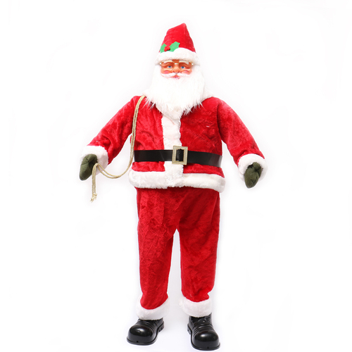 Singing and Bowing Santa 4.3ft / 130cm