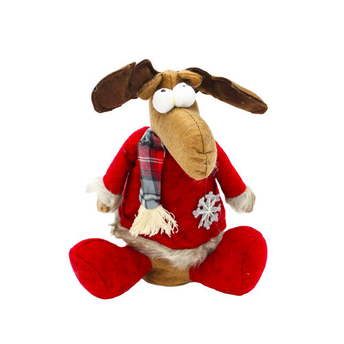SITTING MOOSE Red