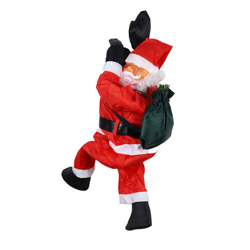 90cm SANTA CLAUS Climbing And Sitting Without Rope
