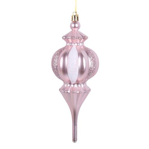 Soft Pink Finial Hanging Ornament 180mm