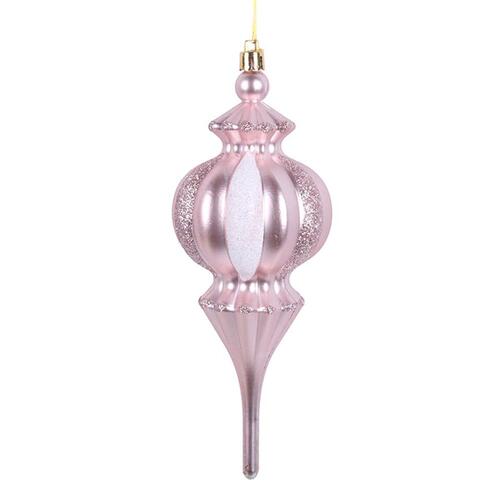 Soft Pink Finial Hanging Ornament 180mm