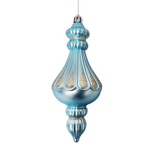 Blue Finial Hanging Ornament 150mm