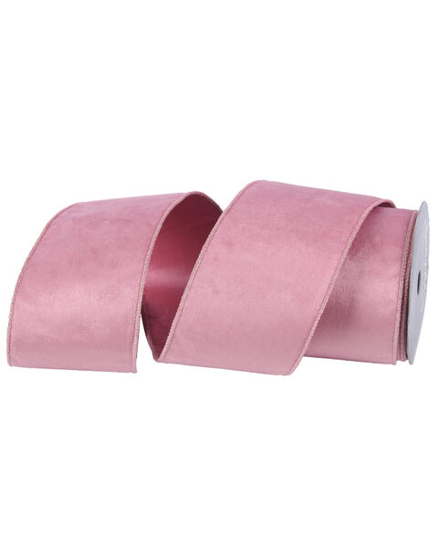 PINK Velour Double Layer Ribbon 10cm Wide