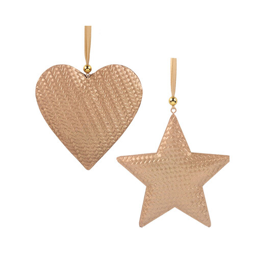 Gold Metal Hanging Ornaments