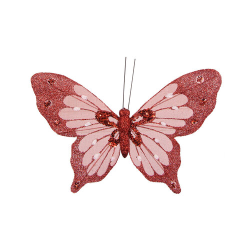 Butterfly Clip RED 160mm