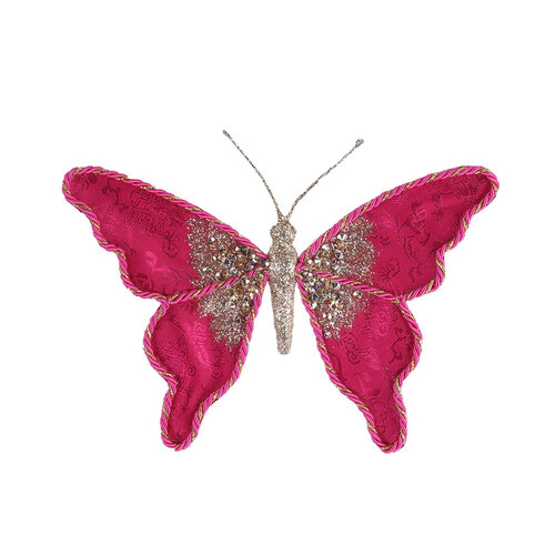 Butterfly Clip Magenta Pink 21cm