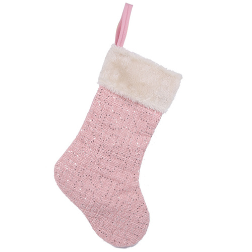 Pink Christmas Stocking 510mm