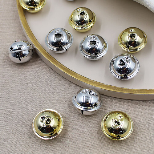 Christmas Bells Silver And Gold 40mm