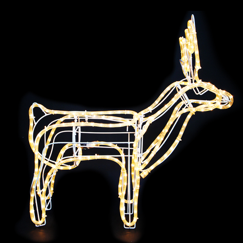 Christmas LED Rope Light Motif 3D Reindeer