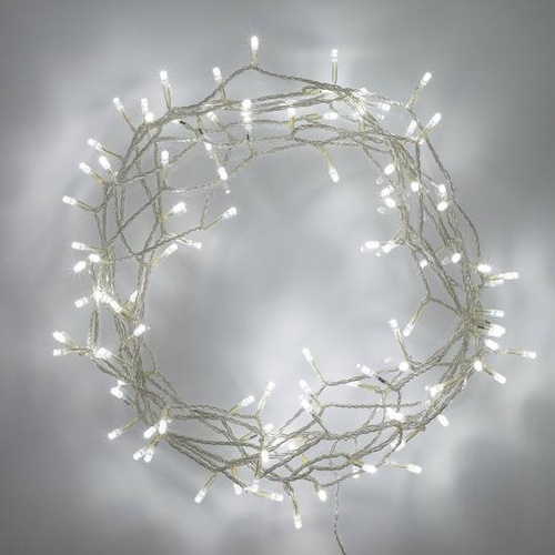 COOL WHITE  10m -  100 LED Christmas Fairy lights